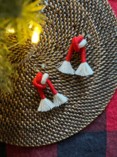 Load image into Gallery viewer, Ugat “Roots” Earrings - Christmas Stockings - Holiday Earrings

